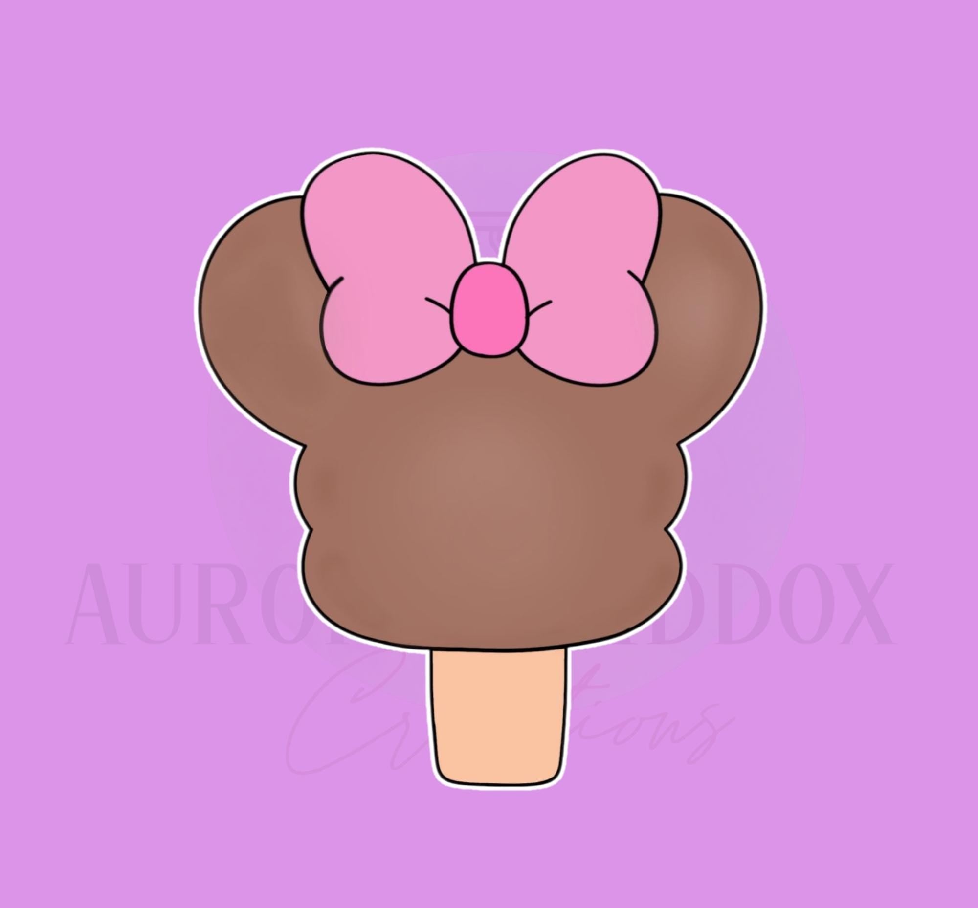 Ears Bow Ice Cream Cookie Cutter