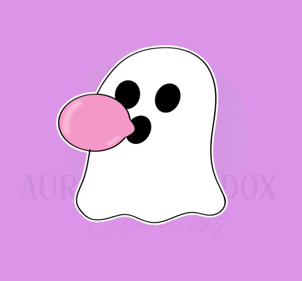 Ghost Bubble Gum Cookie Cutter